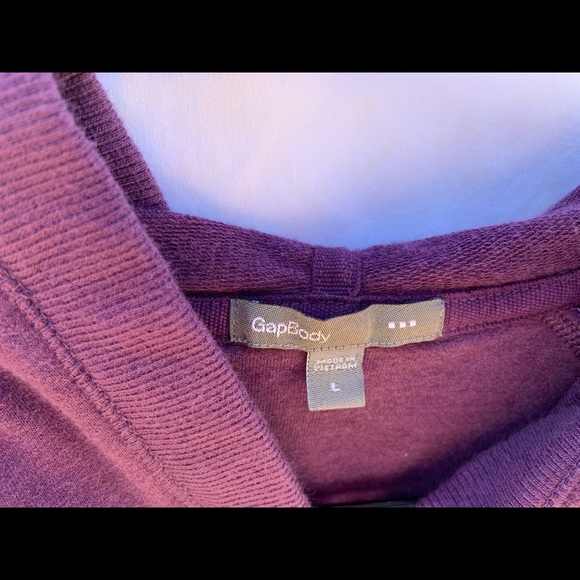 Gap- Purple thin sweatshirt hoodie - size large - Picture 2 of 3